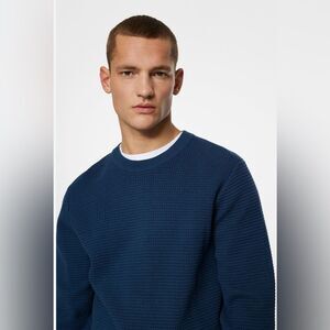 J. Lindeberg Oliver Structured Sweater / Key Largo Sz XL Waffle Knit Sold Out St